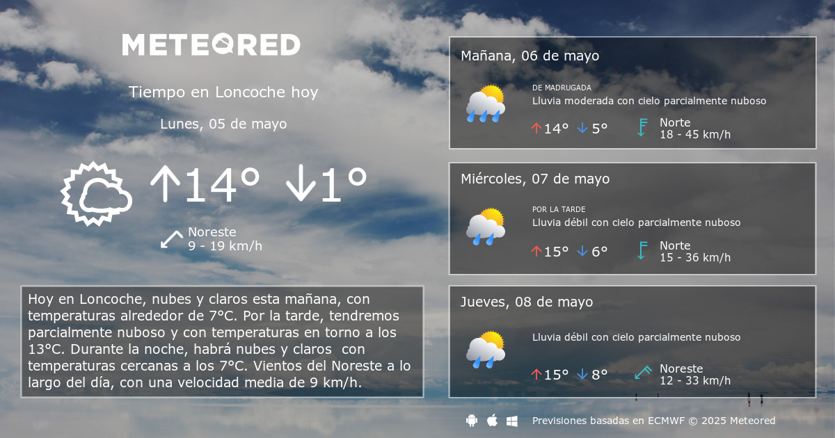 El tiempo en loncoche shop